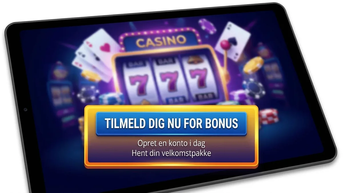 Tilmeld dig med bonus